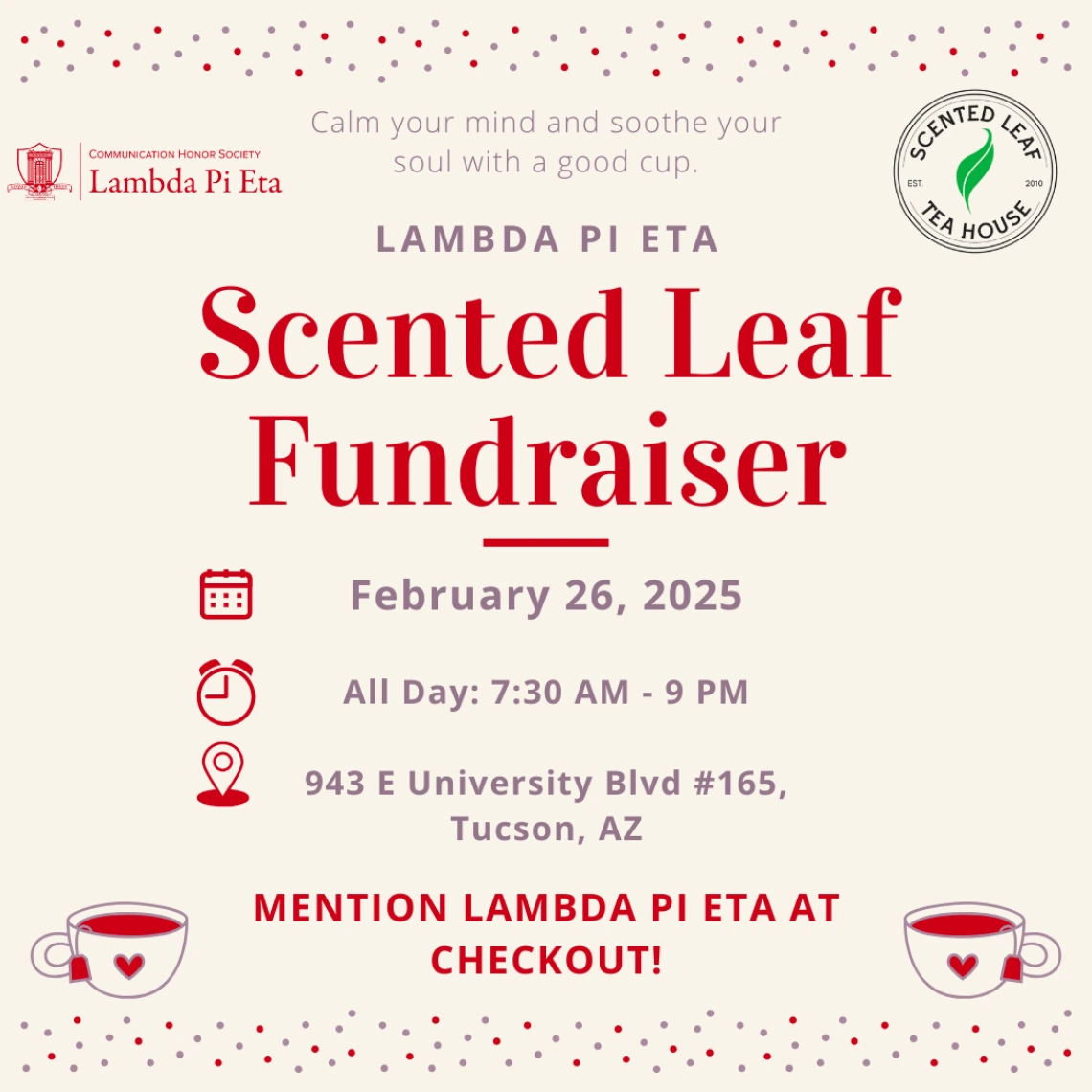 Lamda PiEta (LPH) Scented Leaf Fundraiser