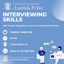 Lamda Pi Eta Social Flyer_March 2024