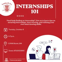 Lambda Pi Eta Meeting_Internships 101