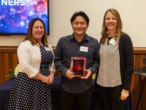 Lori Poloni-Staudinger_Hyeonchang Kay Gim_Jennifer Aubrey Stevens_2023 Centennial Achievement Doctorate Degree Awards