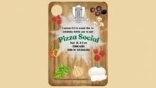 Digital Signage_Lamda PiEta (LPH) Meeting: Pizza Social